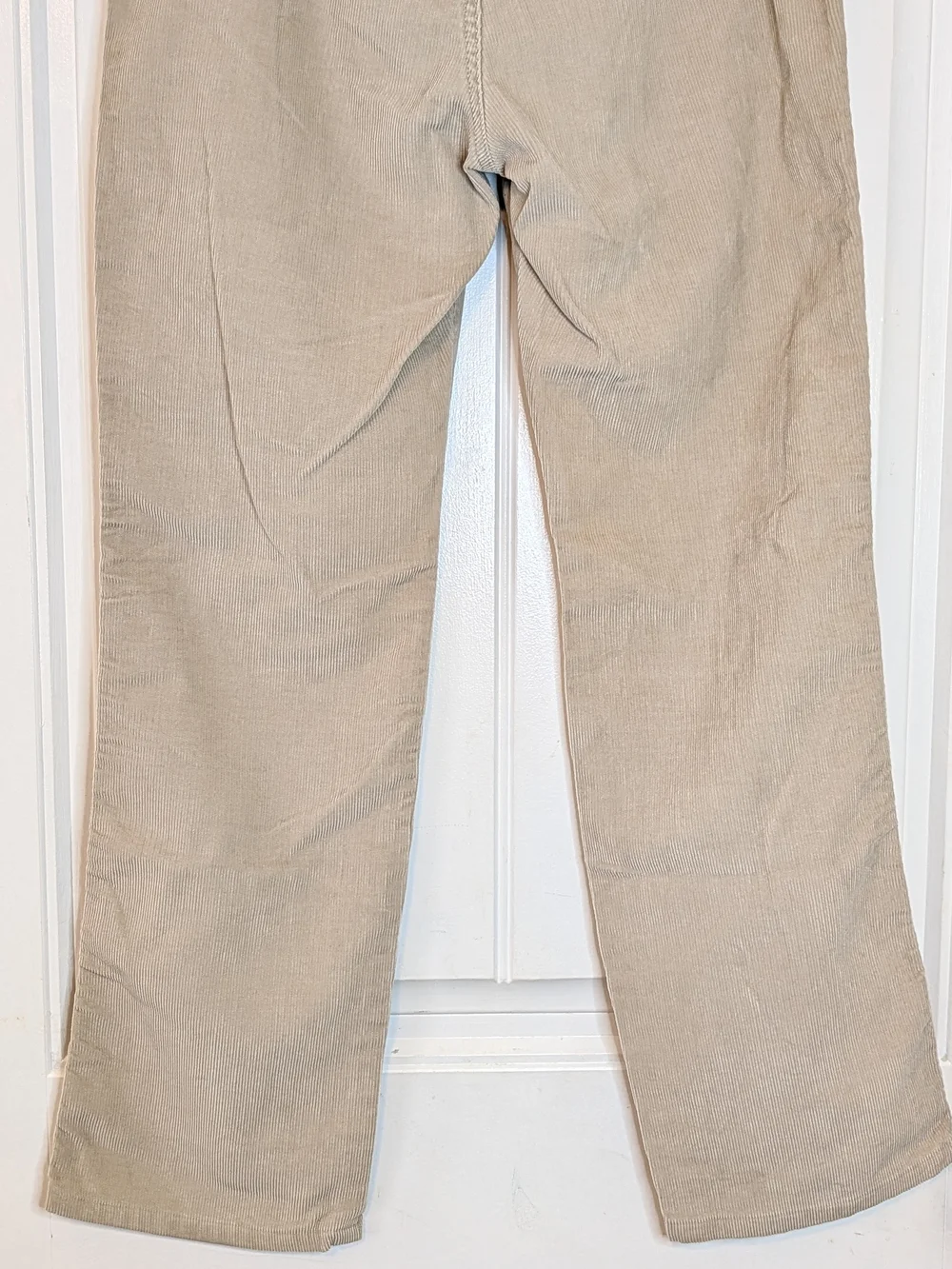 Vintage Y2K Express Jeans Khaki Beige Corduroy Straight Leg Pants